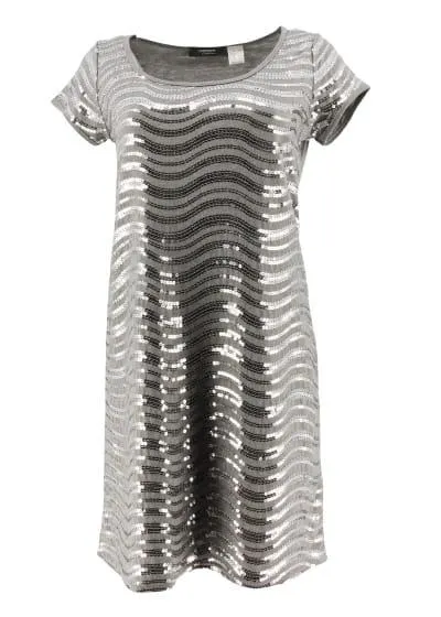 Robe manches courtes-La Redoute--Gris-42 - L-Féminin