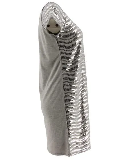 Robe manches courtes-La Redoute--Gris-42 - L-Féminin